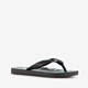 Copacabana kinder teenslippers zwart met zeilboot