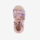 Leren meisjes sandalen metallic roze
