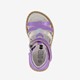 Leren meisjes sandalen metallic paarse