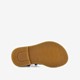 Leren meisjes sandalen metallic paarse