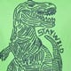 Jongens T-shirt met T-rex groen