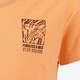 Jongens T-shirt met backprint oranje