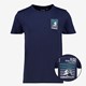 TwoDay jongens T-shirt met surf opdruk blauw