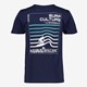 Jongens T-shirt met surf opdruk blauw