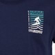 Jongens T-shirt met surf opdruk blauw