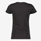 Meisjes T-shirt met bloemetjes hart zwart