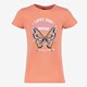 TwoDay meisjes T-shirt met vlinder oranje