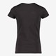 Meisjes T-shirt met bloemetjes zwart