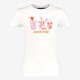 Meisjes T-shirt met print wit