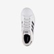 Grand Court 2.0 jongens sneakers wit zwart