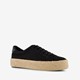 Blue Box dames sneakers met jute zwart