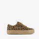 Dames sneakers met jute en panterprint