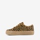 Dames sneakers met jute en panterprint