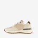 Dames sneakers wit beige