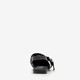 Dames slingbacks met gespen zwart