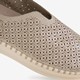 Daisy dames instappers zilverkleurig