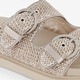 Dames slippers beige
