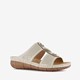 Natuform dames slippers met sleehak beige