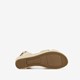 Dames espadrilles met sleehak goud