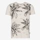 Heren T-shirt met palmbomen wit