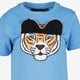 Jongens T-shirt met tijger blauw