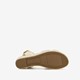 Dames espadrilles met sleehak wit beige
