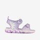 Unicorn sandalen met lichtjes lila