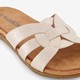 Dames slippers goudkleurig