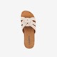 Dames slippers goudkleurig