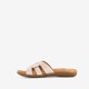 Dames slippers goudkleurig
