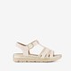 Dames sandalen beige goud
