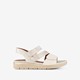 Dames sandalen goud beige