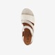 Dames sandalen goud beige
