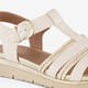 Dames sandalen beige goud