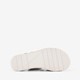 Dames sandalen met sleehak beige goud
