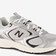408 dames sneakers zilver wit