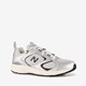 408 dames sneakers zilver wit