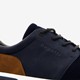 Heren sneakers navy bruin