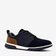 Heren sneakers navy bruin