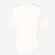 Oversized dames T-shirt met print wit