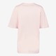 Oversized dames T-shirt met print roze