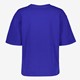 Oversized dames T-shirt met strass blauw