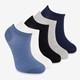 5 paar kinder sneakersokken blauw