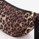 Dames crossbody tas met dierenprint