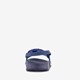 Blauwe kinder badslippers met visjes