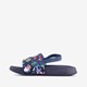 Blauwe kinder badslippers met visjes