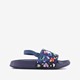 Blauwe kinder badslippers met visjes