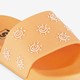 Kinder badslippers met zonnetjes geel