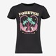 TwoDay meisjes T-shirt met frontprint zwart