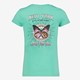 Meisjes T-shirt met vlinder blauw